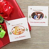 Christmas Photo Wishes© Personalized Photo Gift Tags - 7755