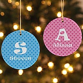 Alphabet Name© Personalized Ornament - 7794