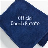 You Name It! Fleece Blanket- Navy Blue - 7810-N
