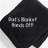 You Name It! Fleece Blanket- Black - 7810-B