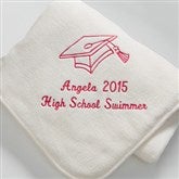 The Graduate Personalized Fleece Blanket- Cream - 7811-C