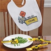 Dig In Personalized Bib & Utensil Set - 7936-S
