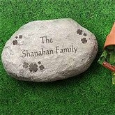 Irish Clover Large Personalized Garden Stone - 7966-L