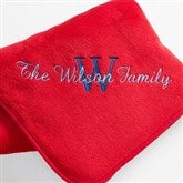 Personalized You Name It Fleece Blanket- Ruby Red - 7969-R