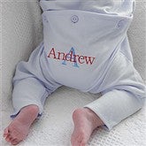 All About Me Personalized Blue Romper - 7994-B