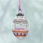 Lavender Glass Egg - 8031-LA