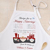 Recipe for a Happy Marriage© Apron - 8160-A