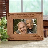 Never Forgotten Personalized Memorial Frame- 4x6 - 8247