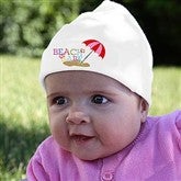 Beach Babe© Personalized Infant Cotton Hat - 8277-H