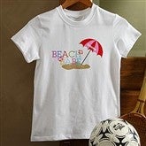 Beach Babe Personalized Youth T-Shirt - 8277-YWT