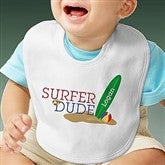 Surfer Dude Personalized Bib - 8278-BIB