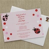 Little Love Bug Baby Shower Invitations - 8288