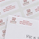 Personalized Corporate Custom Logo Address Labels - 8539