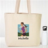 Workout Girl Personalized Tote - 8565