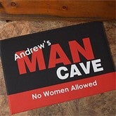 Man Cave Personalized Doormat - 8576