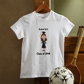 Graduation Characters© Personalized Youth T-shirt - 8587