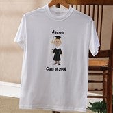 Graduation Characters© Personalized Adult T-shirt - 8587-A