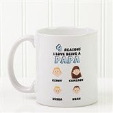 His Reasons Why Personalized Coffee Mug- 11 oz. - 8603-S