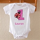 Girl Alphabet Animals Baby Bodysuit - 8635-BB