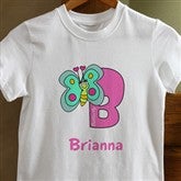 Girl Alphabet Animals Youth T-Shirt - 8635-YT