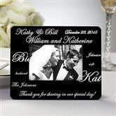 Mr. and Mrs.© Personalized Mini Favor Frame - 8690