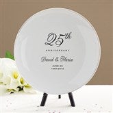 Plate With Silver Trim - 8719-S