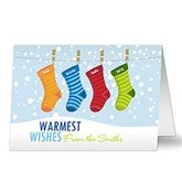 Family Stockings Christmas Cards - 8779