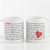 Reasons To Love You Personalized Mug- 11 oz. - 8863-S