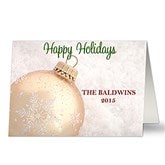 White Ornament Christmas Cards - 8884