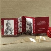 5 Photo Mini Accordion Photo Christmas Card - 8967