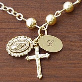 22K Gold Rosary Bracelet - 8971-G