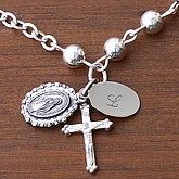 Sterling Rosary Bracelet - 8971-SS