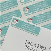 Santa's List Return Address Labels - 9051