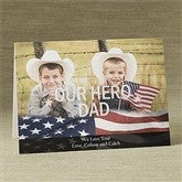 Stars and Stripes Photo Greeting Card - 9070-H