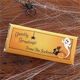 Ghostly Greetings Custom Candy Bar Wrappers - 9138