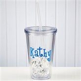 On The Go Personalized Acrylic Tumbler with Name - 9153-N