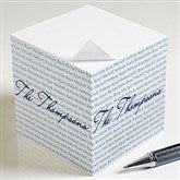 Family Is Forever Custom Paper Note Cube - 9161