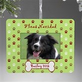 Fleas Navidad© Personalized Mini-Frame Ornament - 9215