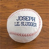 Personalized Plush Sport Pillow-Baseball - 9378-A