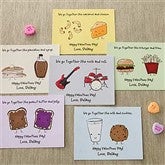 We Go Together Like...© Personalized Valentine Cards - 9396