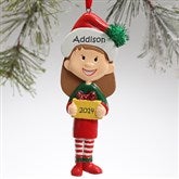 Winter Family Character© -- Big Sister Ornament - 9397-BS