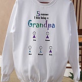 Reasons Why© Personalized Adult Sweatshirt - 9417S