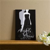 Bride & Groom Silhouette© Canvas Art - 12
