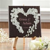 Heart of Roses© Personalized Canvas Art-5 1/2