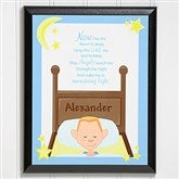 Bedtime Prayer© Personalized Character Wall Plaque - 9536