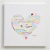 Heart of Love© Personalized Canvas Art-12