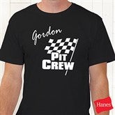 Pit Crew Adult Black T-Shirt - 9587T