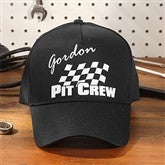 Pit Crew© Adult Black Baseball Cap - 9587AC