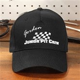 Pit Crew© Youth Black Baseball Cap - 9587YC
