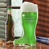 Drink Til Yer Green© Personalized Beer Boot - 9666